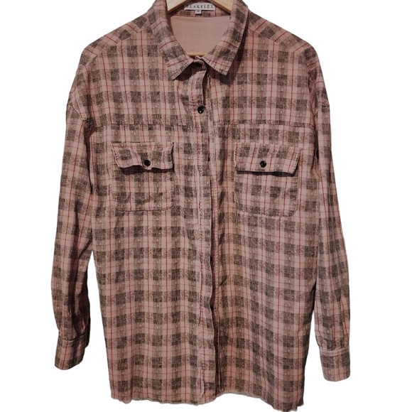 CORDUROY Flannel Button Down Shirt - Picture 1 of 6